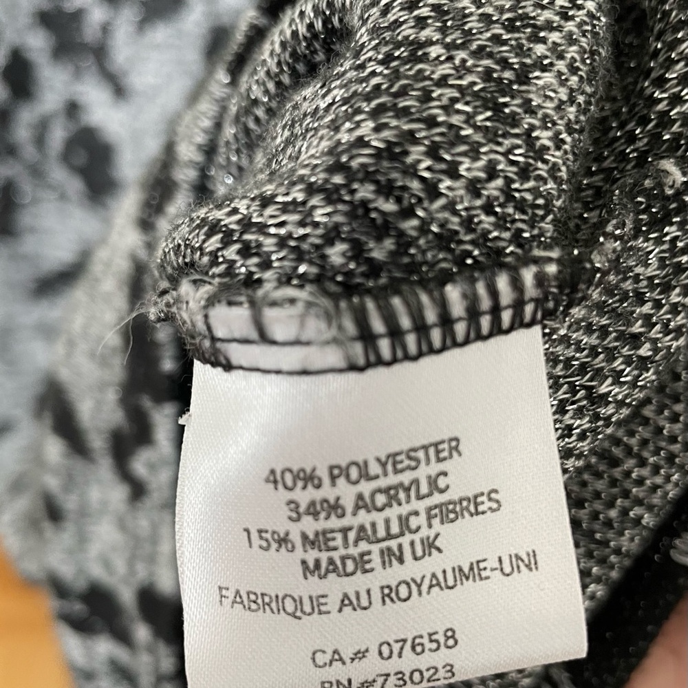 Floral Pattern Dress with Metallic Threads - Picture 3 of 4